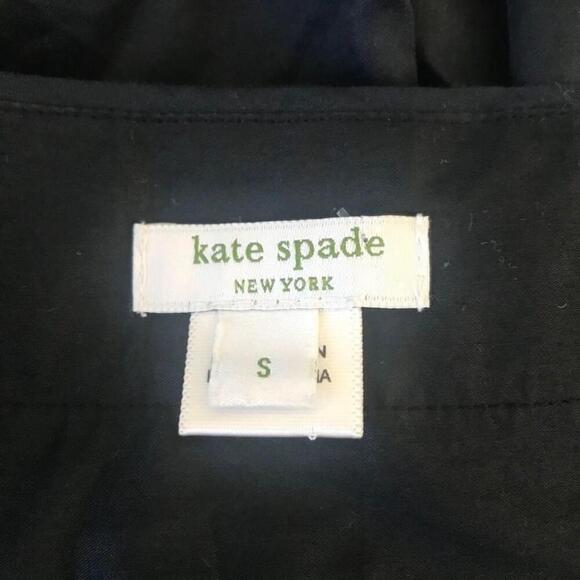 EUC Kate Spade Rosette Button Down Peplum Blouse | Size Small - Picture 7 of 7